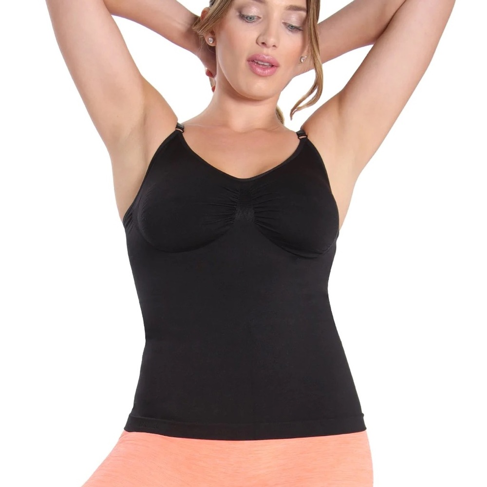 MeMoi black adjustable shaping camisole